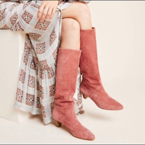 Anthropologie Shoes - Silent D- Anthropologie Kitten-Heeled Riding Boots